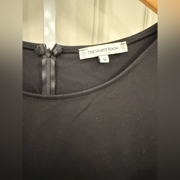 Nordstrom Black Sheath Dress with Bell Sleeves - Picture 4 of 9